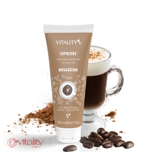 Espresso Colouring mask with Kera-Protein and Re-Cup Coffee 
