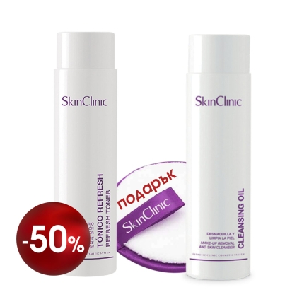 Комплект Почистващо олио и тоник