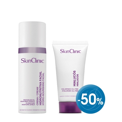 Комплект Хидратиращ  и подхранващ крем и Хидролизирана хиалуронова киселина в микросфери