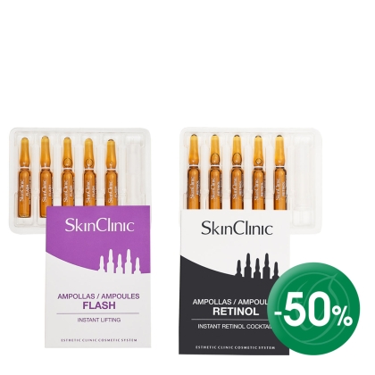 Instant Lifting Ampoules and Rejuvenating Ampoules with Retinol