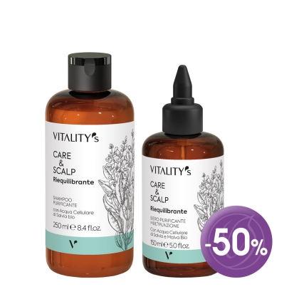 Care & Scalp Purifying Shampoo and Rebalancing Serum