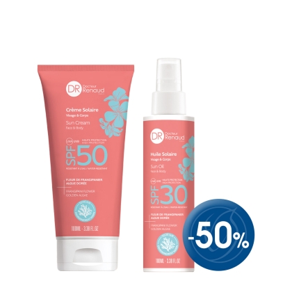 Sunscreen SPF 50 and Sunscreen Oil SPF 30
