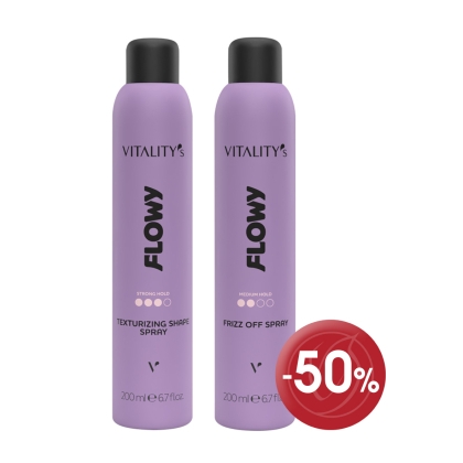 Flowy Texturizing Spray and Anti-Frizz Spray