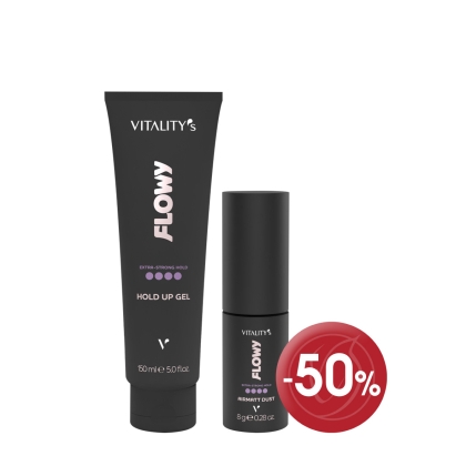Flowy Styling Gel and Volume Powder