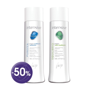 Комплект Intensive AQUA Себобалансиращ и противопърхотен шампоан