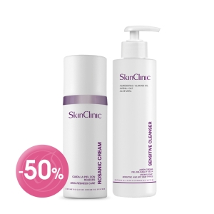 Cream soap and Soothing cream for rosacea