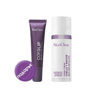 Neck and décolleté cream and Hyaluronic lip balm