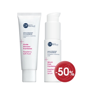 Raspberry Gentle Fluid and Serum for Freshness and Shine