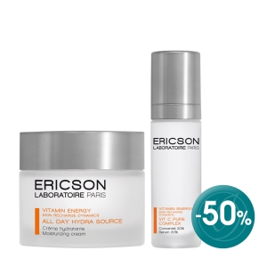 Vitamin Energy Moisturizing Cream and Serum with 20% Vitamin C