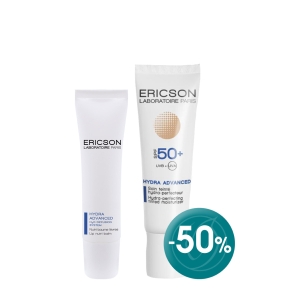 Hydra Advanced Volumizing Lip Balm and High Protection Color Fluid SPF50+